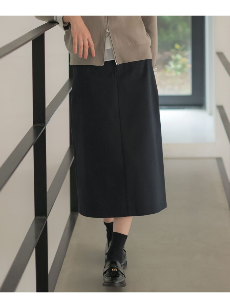 【SALE／30%OFF】チノストレッチ ナロー スカート J.PRESS ジェイプレス スカート ロング・マキシスカート ネイビー ベージュ【RBA_E】【送料無料】[ Fashion]｜J.PRESS