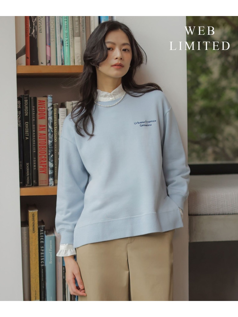 【WEB限定】ロゴ裏毛 スウェット J.PRESS ジェイプレス トップス スウェット・トレーナー グリーン ネイビー パープル ベージュ ピンク ブルー【送料無料】[ Fashion]
