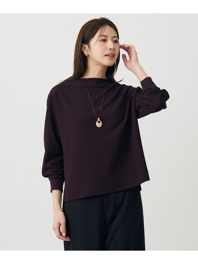 【SALE／40%OFF】ジョーゼットダンボール ボトルネック カットソー J.PRESS LADIES L ジェイプレス トップス カットソー・Tシャツ グレー パープル【RBA_E】【送料無料】[ Fashion]｜J.PRESS