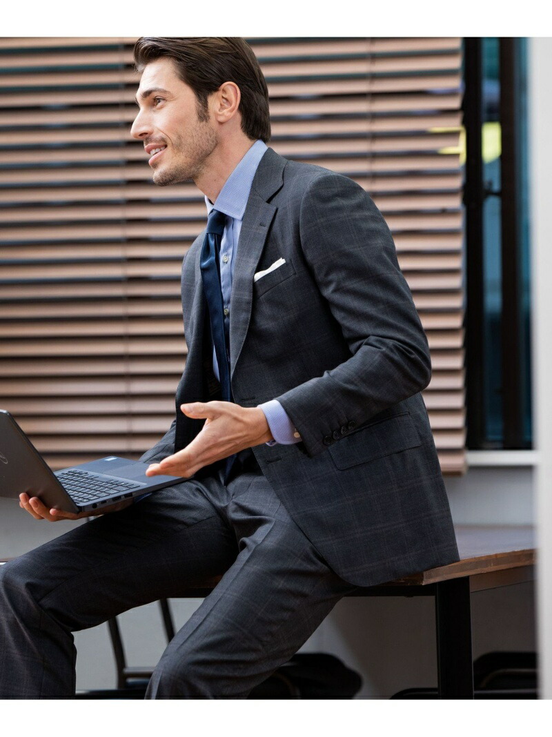 最安値挑戦 Essential Clothing ダブルウィンドーペーン スーツ J Press ジェイプレス ビジネス フォーマル セットアップスーツ グレー ネイビー Rakuten Fashion J Press 高質で安価 Www Habs Edu Kw