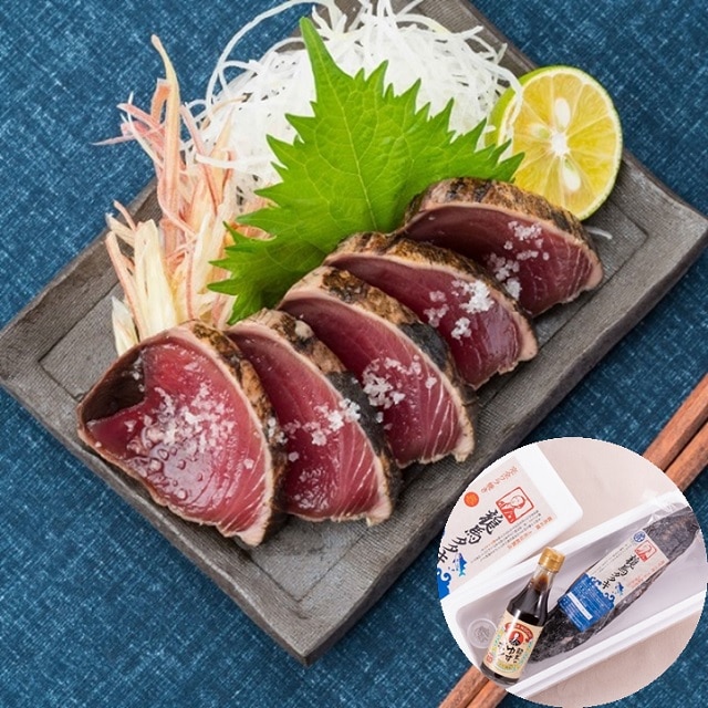 完全ワラ焼き鰹タタキ「龍馬タタキ」2節ギフトセット　送料無料【高知　カツオ　坂本龍馬　おつまみ　ソウルフード　ギフト　贈り物　夏のご褒美】