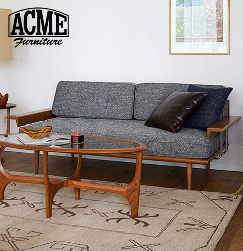 ACME Furniture アクメファニチャー CARDIFF SOFA W1800 2nd GRAY カーディフソファ 2.5人掛け グレー ソファ ソファー(代引不可)