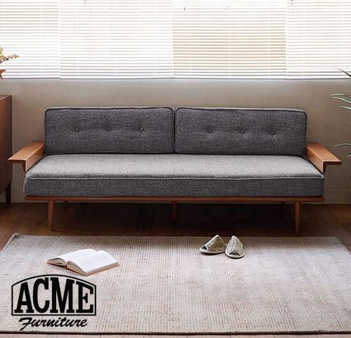 ACME Furniture アクメファニチャー CARDIFF SOFA W2100 2nd GRAY カーディフソファ 3人掛け グレー ソファ ソファー(代引不可)