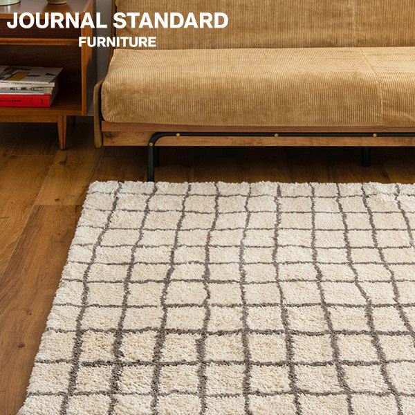 journal standard Furniture｜BROCK RUG 200*200 ブロックラグ