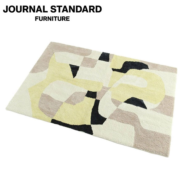JOURNAL STANDARD FURNITURE ジャーナルスタンダードファニチャー PICFAIR RUG 200x250 ピクフェアラグ 200×250 イエロー ラグ カーペット ラグマット ラグカーペット リビング 絨毯