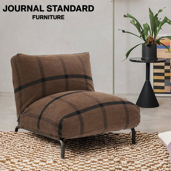 JOURNAL STANDARD FURNITURE ジャーナルスタンダードファニチャー RODEZ CHAIR COVER AC07 BRチェック ロデチェア カバー AC09 ブラウンチェック ソファカバー 一人掛けソファ カバー単品【送料無料】