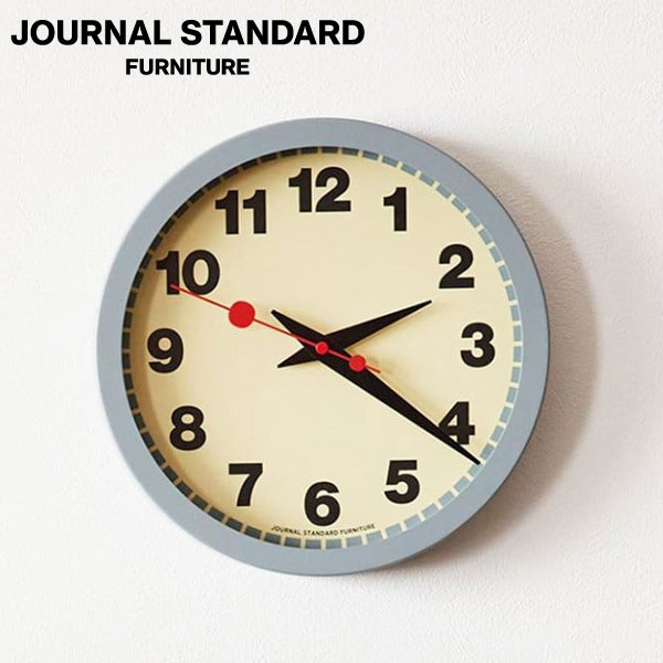 JOURNAL STANDARD FURNITURE ジャーナルスタンダードファニチャー BOLD FONT WALL CLOCK ボールド フォントウォールクロック壁時計 壁掛け 時計(代引不可)【送料無料】