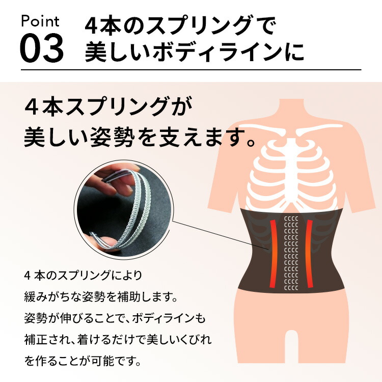 プリンセススリム 単品 コルセット ウエストニッパー 補正下着