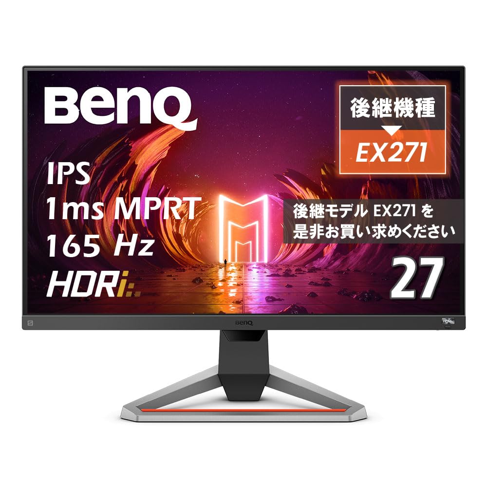 【中古】BenQ MOBIUZ EX2710S ゲーミングモニター 27in FHD IPS 165サイクル