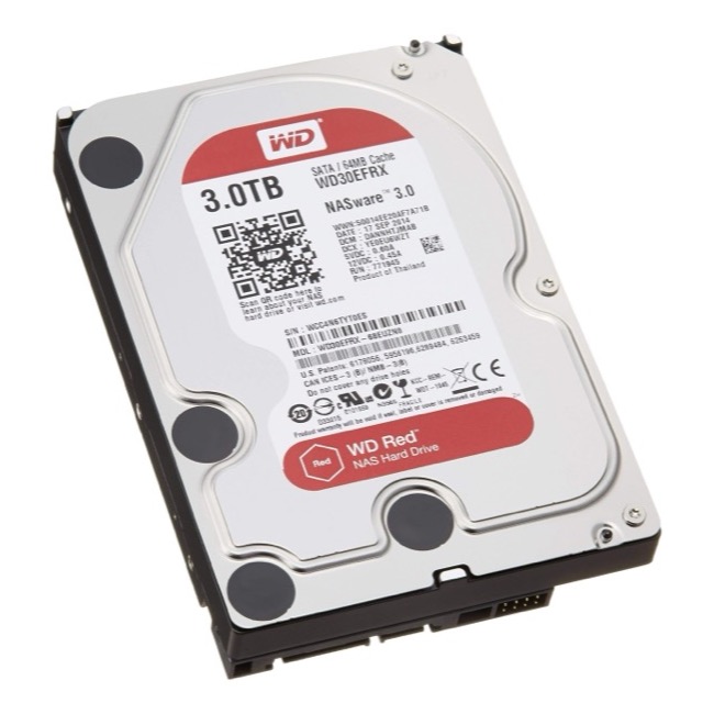 【整備済み品】 Western Digital HDD 3TB WD Red NAS RAID 3.5インチ 内蔵HDD WD30EFRX｜JS-SHOP