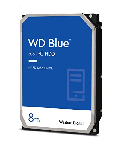 【整備済み品】Western Digital 内蔵 HDD 8TB WD Blue WD80EAZZ 大容量データ保存・PCバックアップ用 3.5インチ SATA