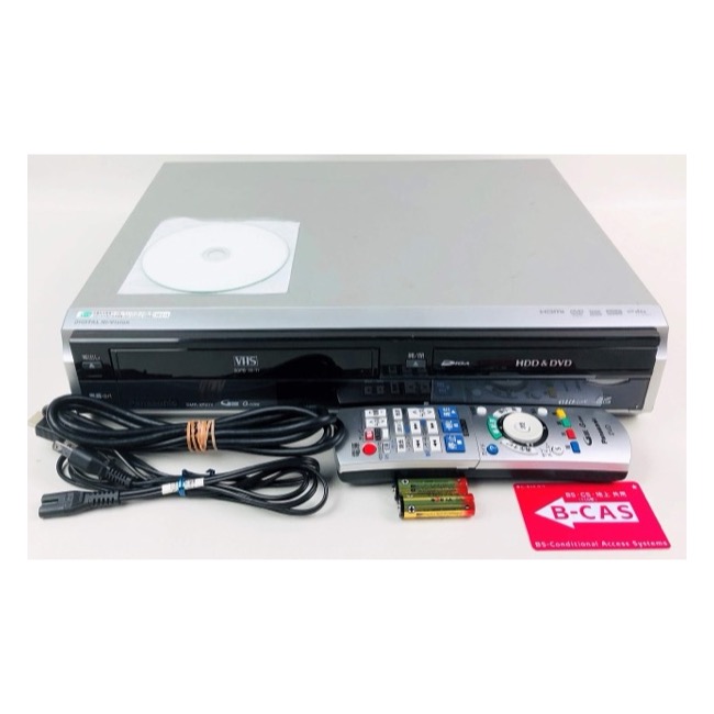 【保全済み品】 パナソニック 250GB ヴィデオディスクリコーダー VHS映像媒体一体型 DIGA DMR-XP21V-S