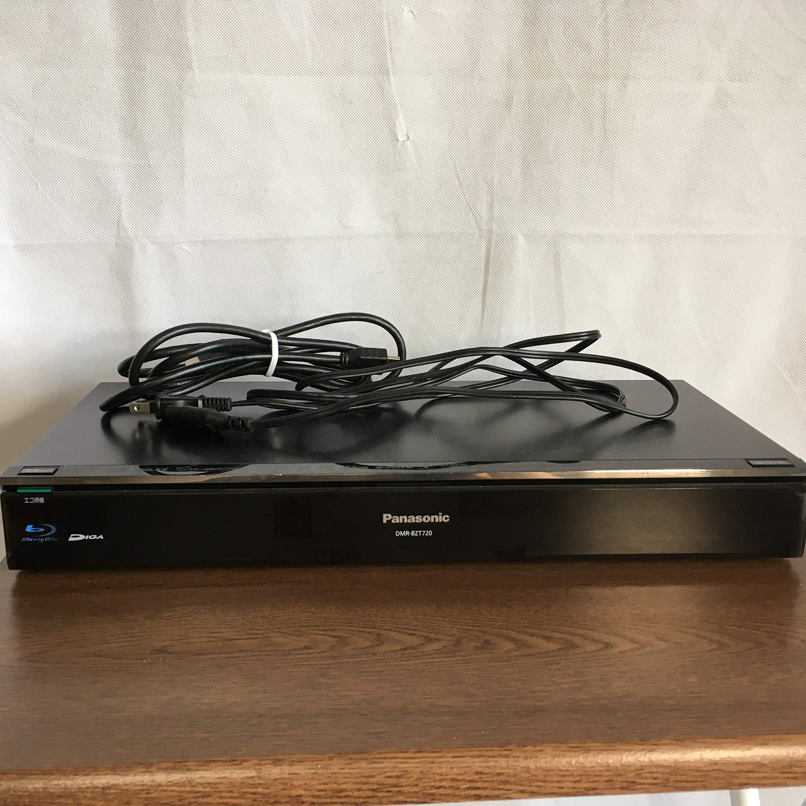 【中古】パナソニック 500GB 3ラジオ受信機 ブルーレイレコーダー DIGA DMR-BZT720-K 3放送番組等しく録画 無線電話ローカルエリアネットワーク内蔵