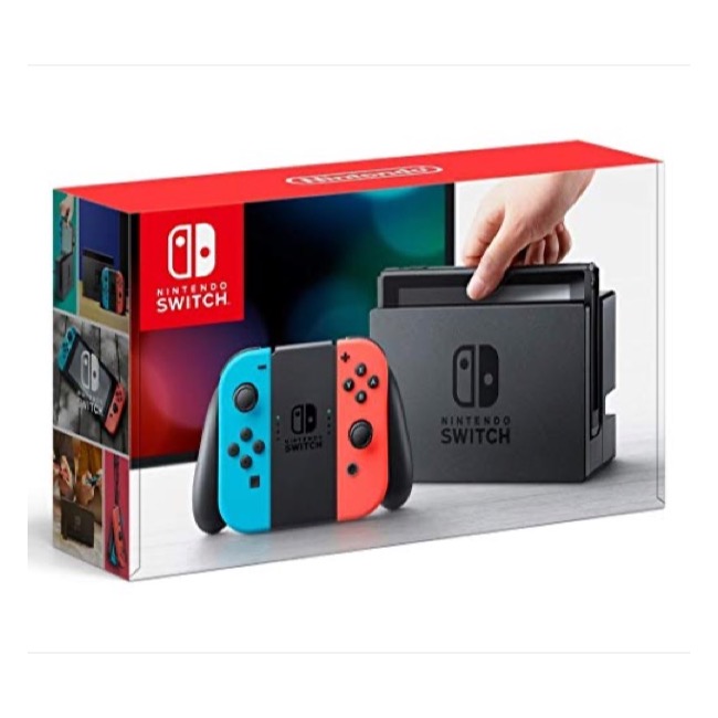 【中古】Nintendo Switch 本体 (ニンテンドースイッチ) 【Joy-Con (L) ネオン青碧/ (R) ネオン赤いこと】(キャンペーンプリペイド電話番号なし)