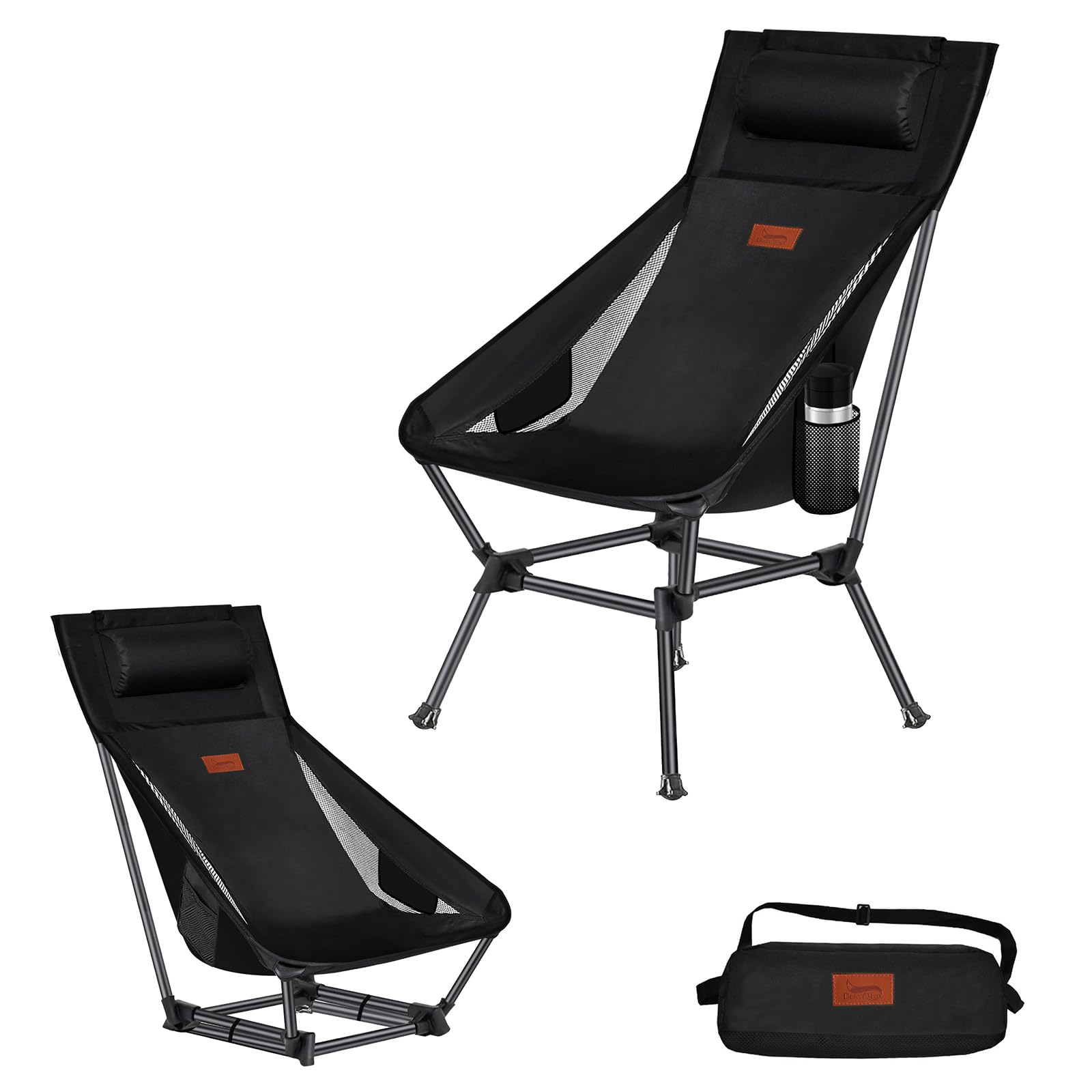 楽天市場】ロゴス ROSY ローチェア（ブラック） アウトドア キャンプ