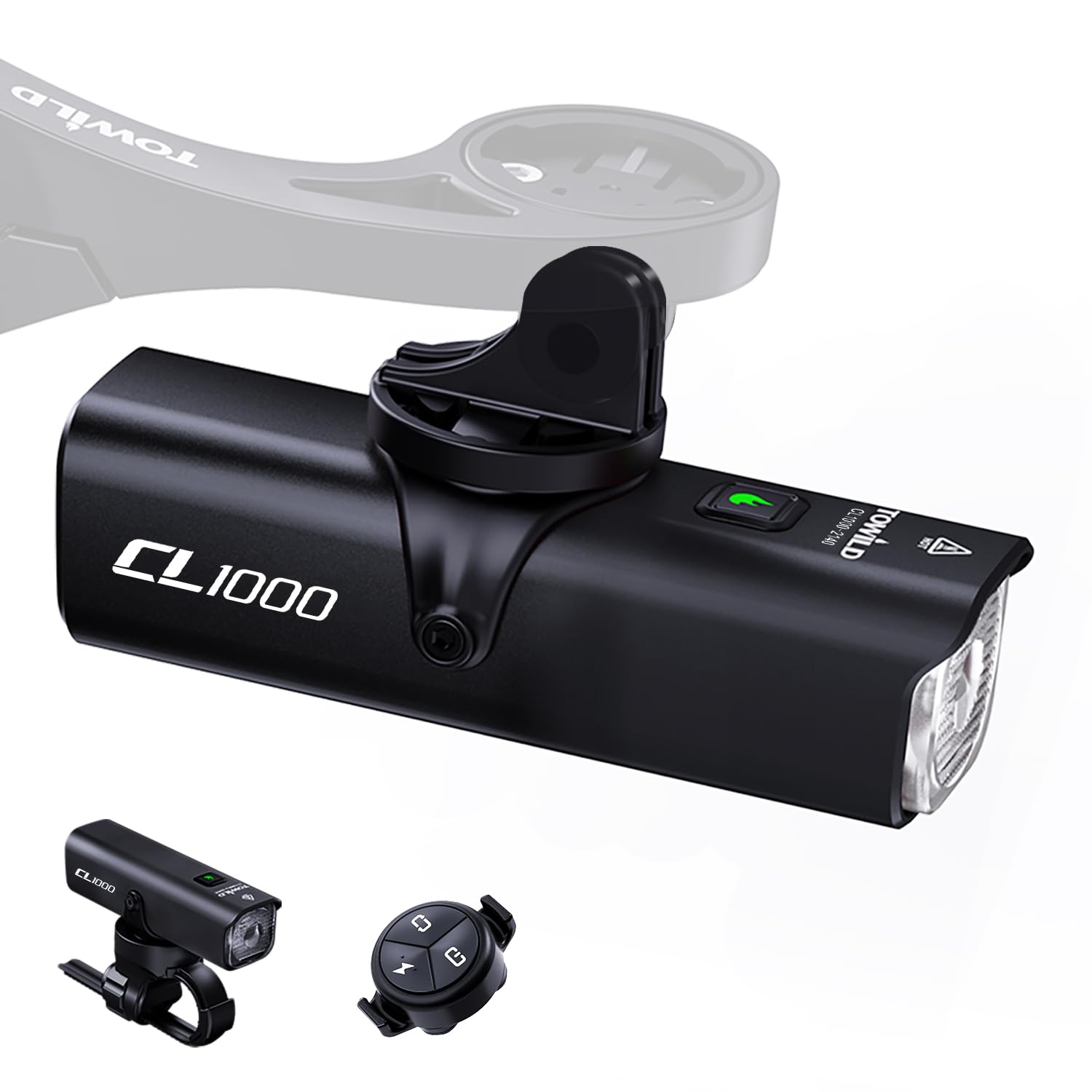 自転車 ライト 1000ルーメン 大容量4000mAh ロードバイク ライト USB-C充電式「ハンドバー上/下に取付可能＆リモコン制御可能」 自転車ヘッドライト サイクルライト 5つ調光モード IPX6防水 防振 アルミ合金製 クロスバイク ライト 自転車用ライト 懐中電灯兼用