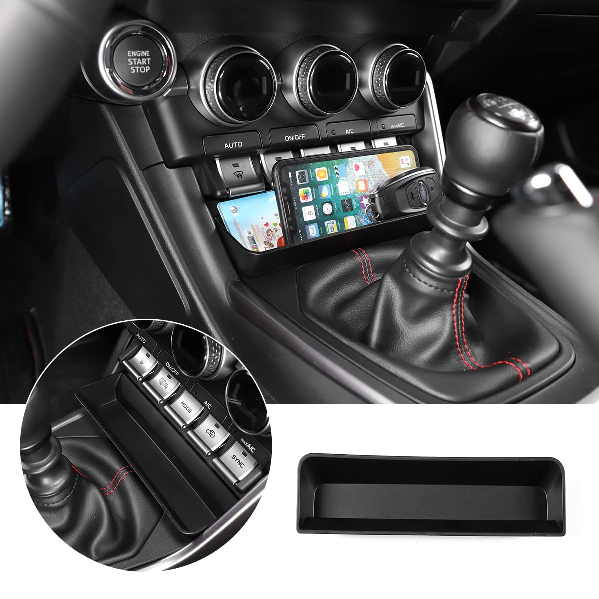 楽天市場】スバル BRZ/トヨタ 86 2022に対応 車用 ギア収納ボックス