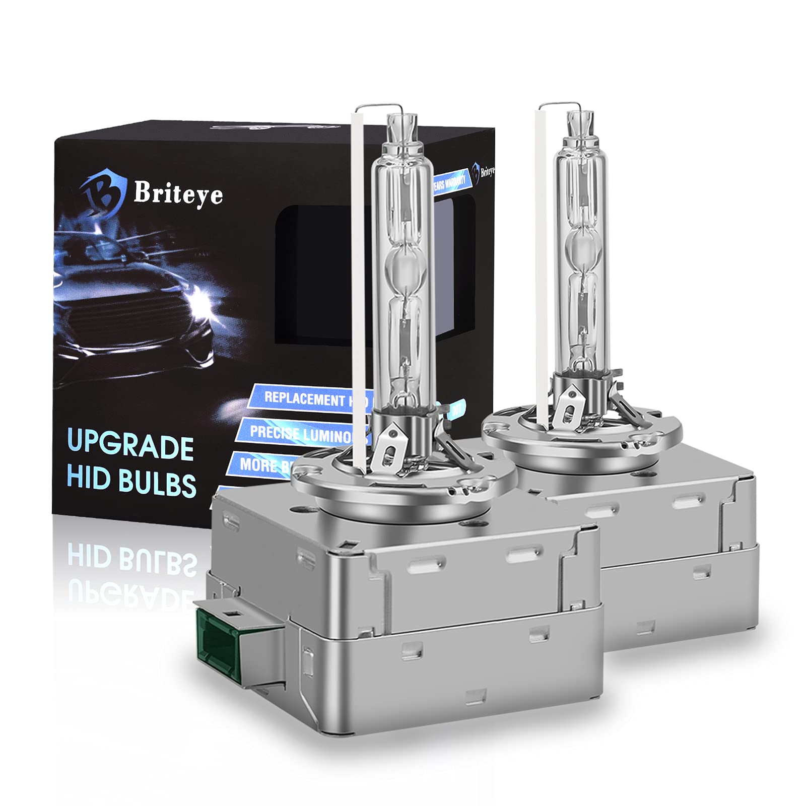 D3S ヘッドライト 車検対応 6500K 交換用 HID バルブ D3S 35W 12V 車用 HIDライト高輝度 2個入