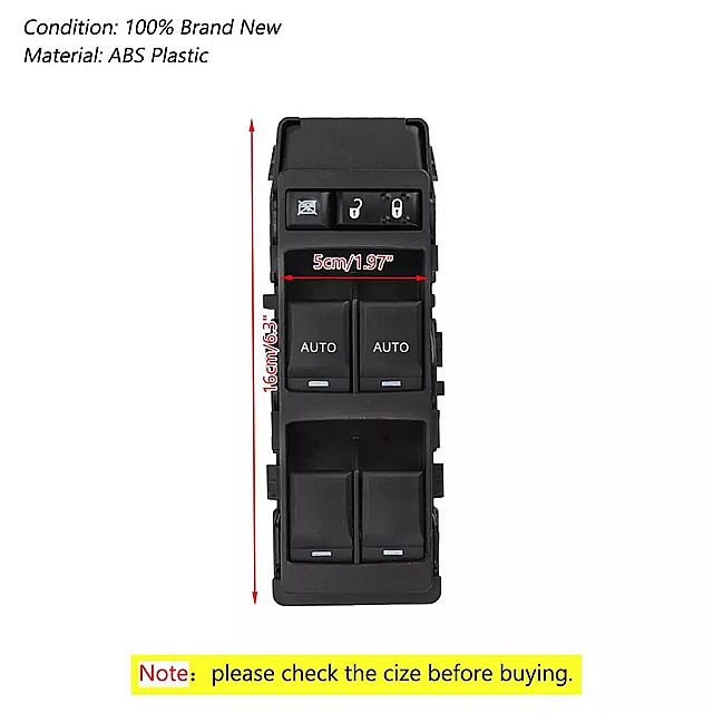 35％OFF Areyourshop マスターウィンドウスイッチ クライスラー アスペン 200 300 グランドチェロキー 04602781AA 車の  自動車 アクセサリー パーツ www.manantial937.com.ar