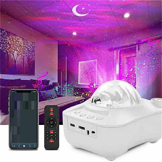 6413円 人気ショップ オーラ- スター スカイ プロジェクター 銀河 夜の投影 白色ノイズ 常夜灯 部屋の 装飾