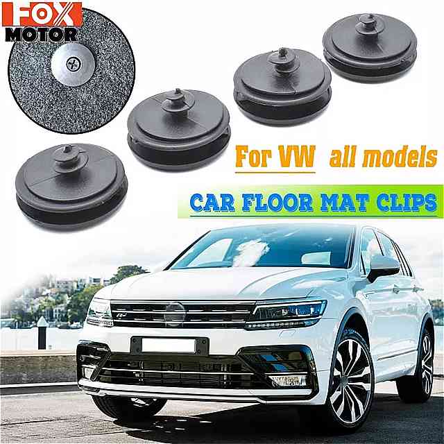 304円 【人気商品!】 4x 自動 ファスナー 車 の フロア マット vw ゴルフ gti パサート ティグアン cc ジェッタ 固定 クリップ バックル保持ホルダー グリップ カーペット クランプ