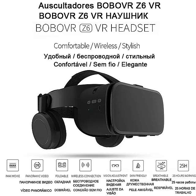 注文割引 ボボvr Bobovr Z6 Bluetooth 3 D Casque Viar 3d メガネ 仮想現実 ヘッドセット ヘルメット ゴーグル レンズ ビデオ 電話 スマートフォン Www Smart Restaurants Co Uk