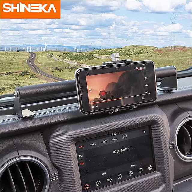 注目ショップ・ブランドのギフト Shineka の gps ブラケット ジープjt 2018 ジープ ラングラー のため 車 携帯電話 ホルダー  アクセサリー jl 2018-2020 toothkind.com.au