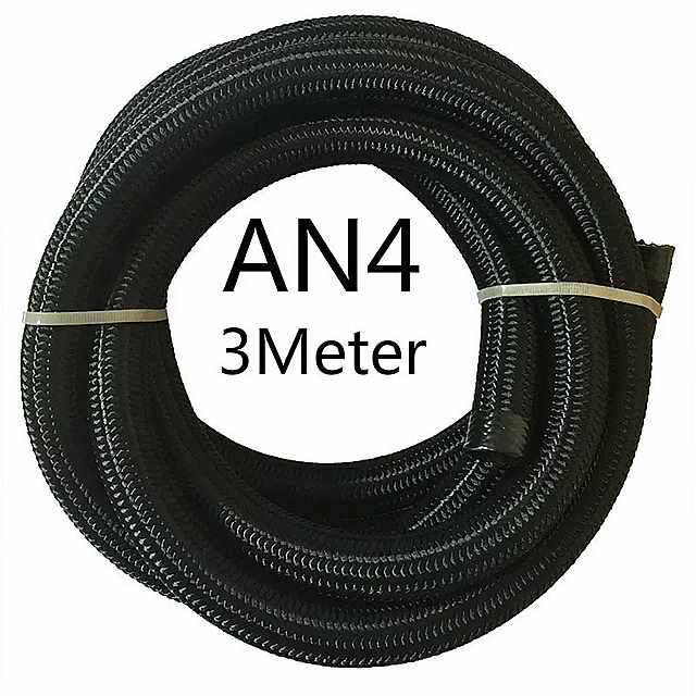 エネルギー AN4 AN6 AN8 AN10 AN12ユニバーサル10FT レーシング オイル ホース ライン ナイロン - ステンレス 鋼 燃料 パイプ オイル クーラー ホース オイル チューブ