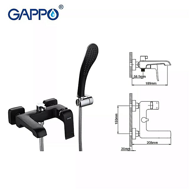 18087円 適当な価格 Gappo 浴槽 蛇口 浴室 ホット 冷 水 ミキサー シャワー の セット ヘッド