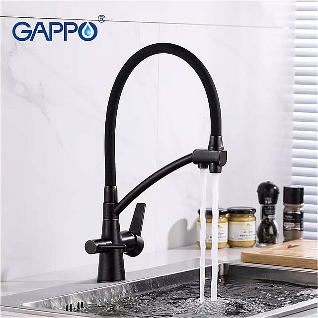 レッド系 Gappo キッチン 蛇口 濾過 された水 蛇口 タップ キッチン シンク 蛇口 濾過 蛇口 キッチン 黒 クレーン ミキサー タップ to - キッチン