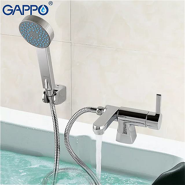 GAPPO 1 セット お風呂 シャワー システム滝デッキマウントされた 浴槽 の 蛇口 ミキサーコールド温水 トイレ シンク torneira タップ g1204