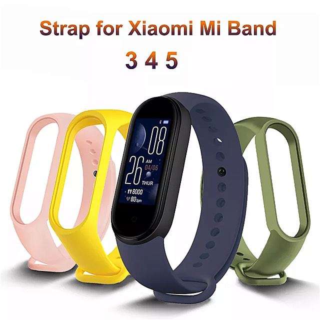 クーポン対象外】 ストラップ xiaomi miバンド 5 4 3 シリコン リストバンド ブレスレット 交換 miband 男性 女性  qdtek.vn