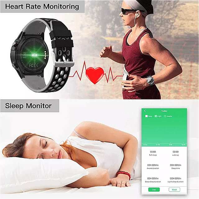 男性と女性のためのコネクテッドウォッチm7,スマートウォッチ,コンパス付き,GPS,高度,Bluetooth,アウトドア用