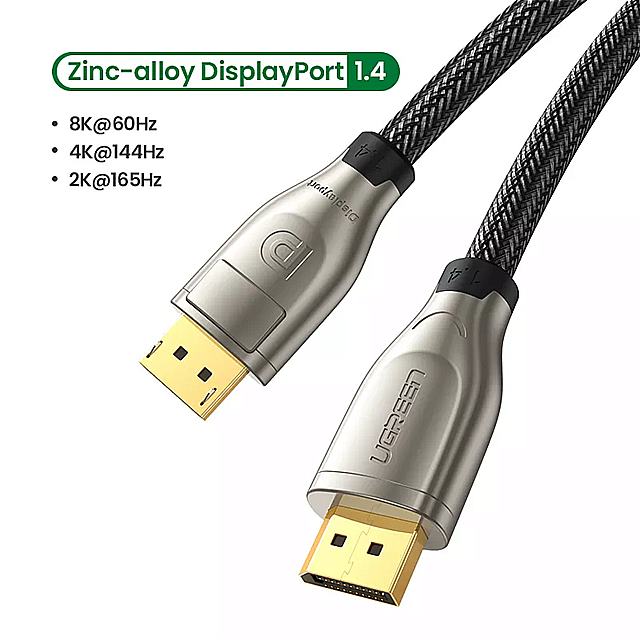 Ugreen Displayport Xiaomi Mi ボックス 8 18k 60hz 1 4 ケーブル Hig 高速 32 4 5gbps のpubg ゲーム Hd Pc 21秋冬新作