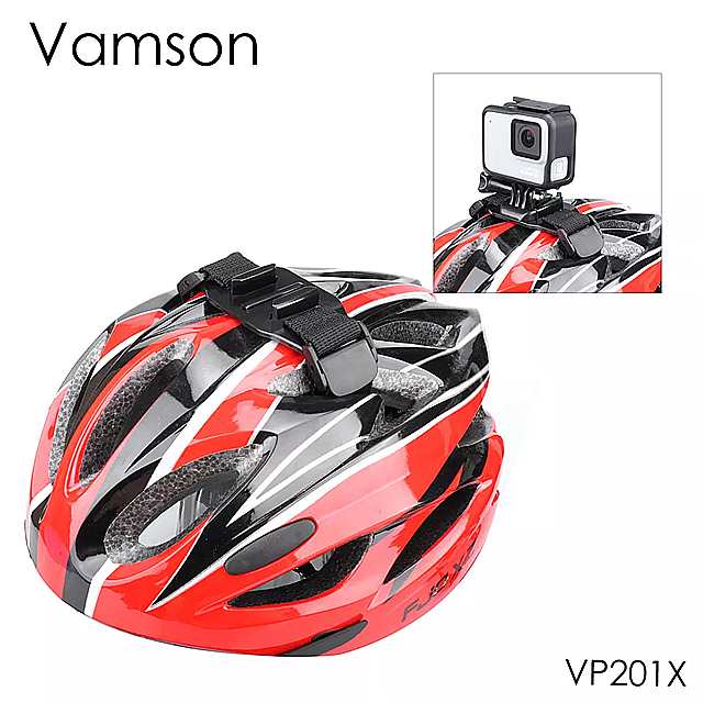 92%OFF!】 8 VamsonGoProバイク ストラップ 用osmoアクション VP201X ヘルメット 4 ホルダー ヒーロー ヘッド  ベルトマウント PCサプライ・消耗品