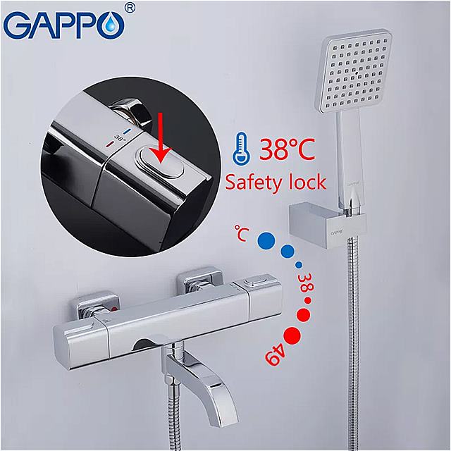 Gappo シャワー tapware で の サーモス タットウォール ヘッドセット 