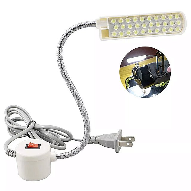 超高輝度 10 20 30 LED ミシン ライト ホーム 作業磁気取付ベース旋盤用、 ドリル プレスワーク ベンチ