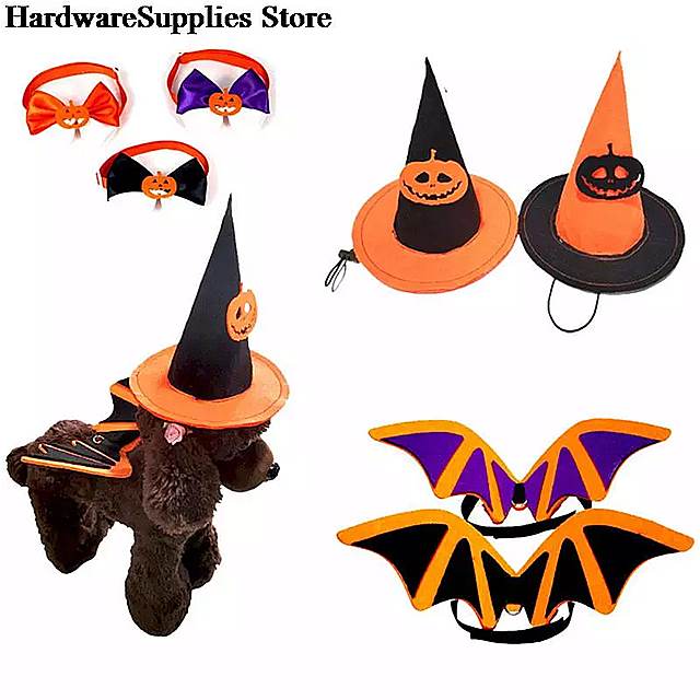 黒の戦闘ハーネスハロウィーンパーティーの装飾アクセサリーかわいい猫の犬のペットのコスプレ服