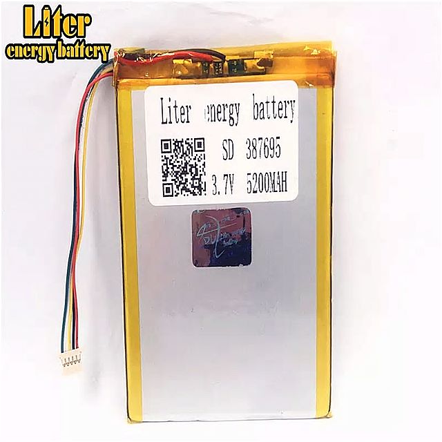 プラグ1.0-5P3.7V3876954075955200mahタブレットPcポリマー充電式バッテリーリポバッテリー