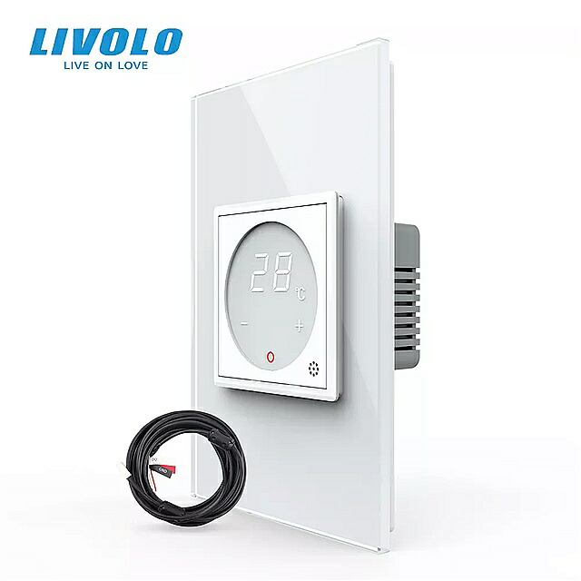 livolo 米国 標準 サーモスタット 温度 制御 スイッチ 床暖房 サーモスタット 温度表示 加熱装置
