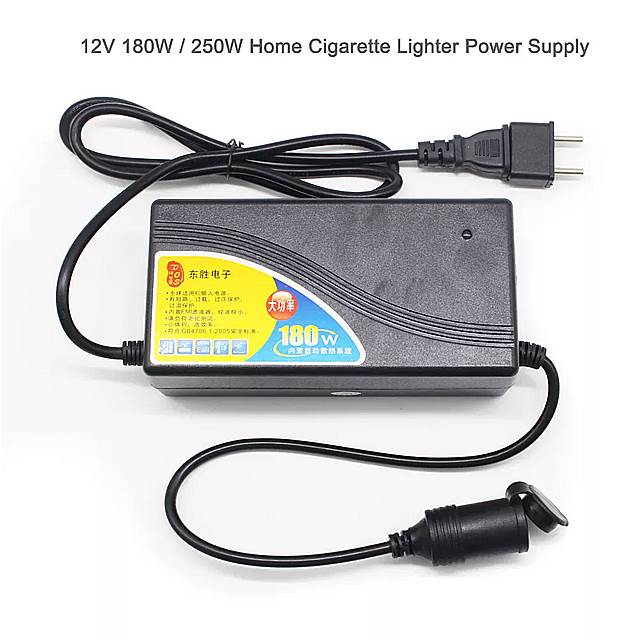 車のシガーライター電源アダプタAC110VDC12V5A6A10ALEDドライバコンバータ車Cigaret電源トランス