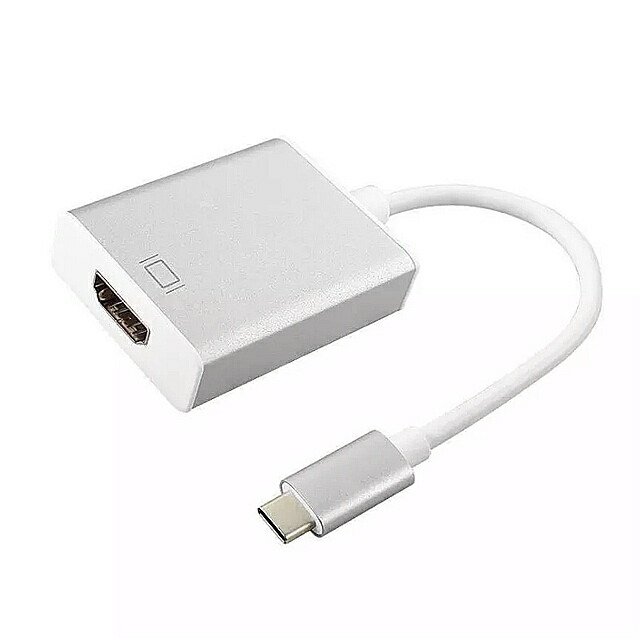 店内全品対象 タイプcにhdmi 対応 ビデオ av 変換 ケーブル アダプタ アルミ合金 ドックコードmacbook hdtv Type C to HDMI  4K qdtek.vn