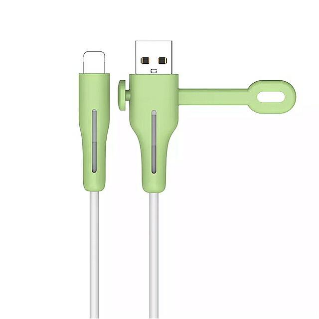 ソフト シリコーン ケーブル プロテクター appleのiphoneのusb 充電器 の コード セーバーワイヤーワインダー