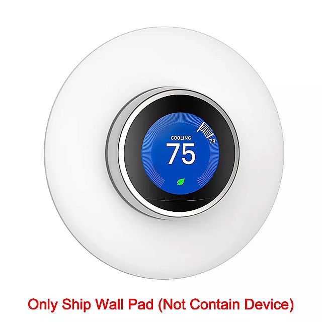NestLearningサーモスタット3rd2nd1st世代およびNestThermostatE3Dステレオスコピックラウンドカバーブラケットマウント用ウォールプレート
