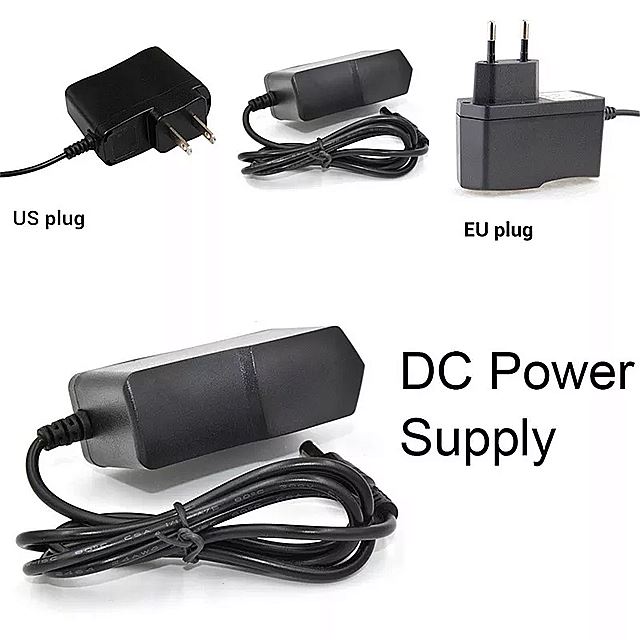 市場 12v dc 電源 1A の 充電器 アダプタ ac