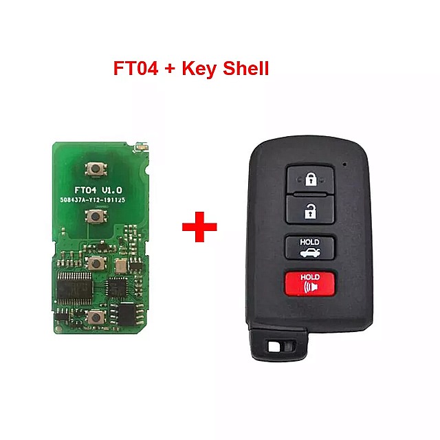 LONSDR- インテリジェント リモート コントロールボード 0101 0010 7000 433MHz 8A チップ 付き lexus for toyota k518 434