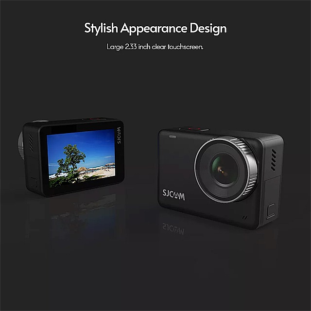 Sjcam-sj10xアクションカメラ4k24fps10m防水ボディwifi2.33インチタッチスクリーンsj10xスポーツdv