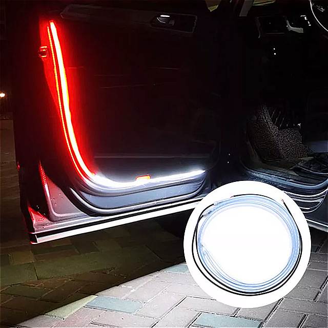 車 ドア Led オープニング スタイリング ストリップ ストロボ ライト ランプ 安全12v 点滅 装飾 警告 テレビで話題 装飾