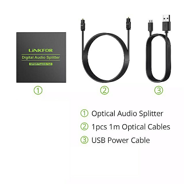 Esynic 1で3 アルミ合金 spdif toslink光dac デジタル オーディオ スプリッタ 1 × 3光トスリンク dts AC3 営業