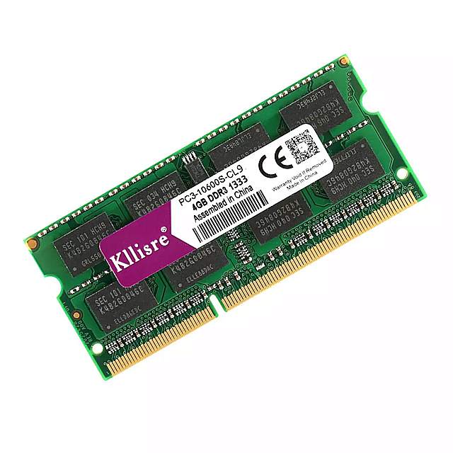 輝い Kllisre DDR3 ラップトップ 4 ギガバイト 1333 MHz sodimm ラムノートブック メモリ  movitronics.com.br